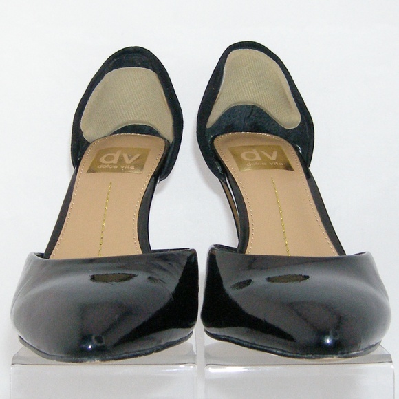 DV by Dolce Vita Pamona black patent heel 7 - Picture 7 of 8